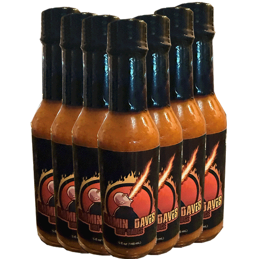 Flamin' Daves Hot Sauce (CASE - 12 Pack) 5FL oz EA